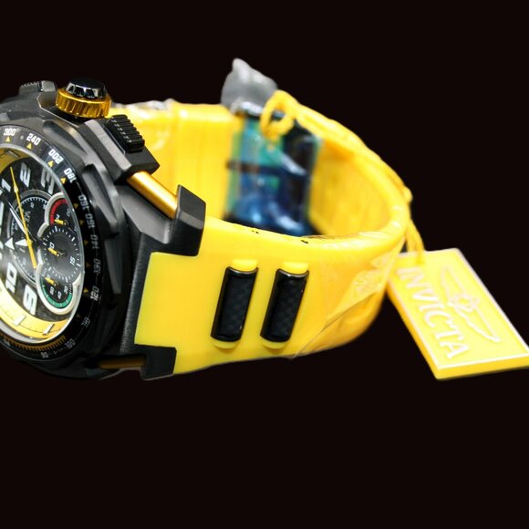 Invicta S1 Rally Men's Watch - 50.5mm, Black, Yellow (43799) - Picture 3 of 6